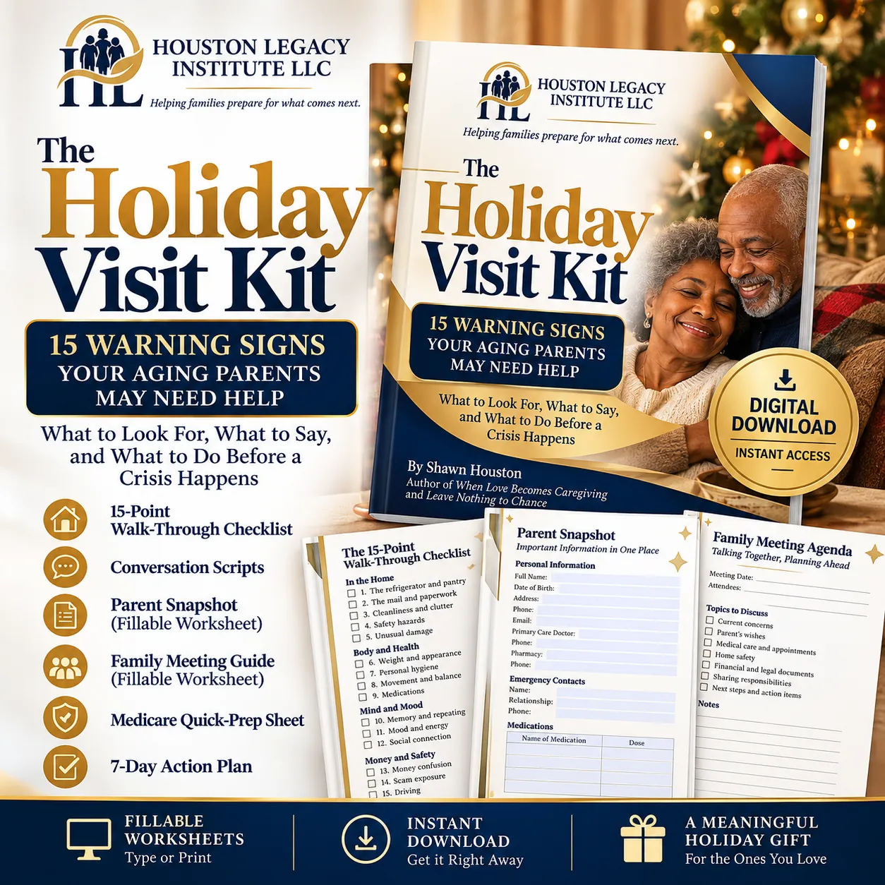 The Holiday Visit Kit promotional mockup